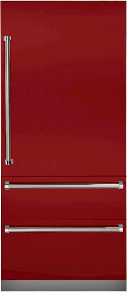 Viking – Professional 7 Series 20 Cu. Ft. Bottom-Freezer Built-In Refrigerator – Apple Red