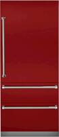 Viking - Professional 7 Series 20 Cu. Ft. Bottom-Freezer Built-In Refrigerator - Apple Red - Front_Zoom