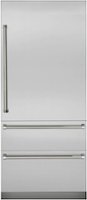 Viking - Professional 7 Series 20 Cu. Ft. Bottom-Freezer Built-In Refrigerator - Stainless Steel - Front_Zoom