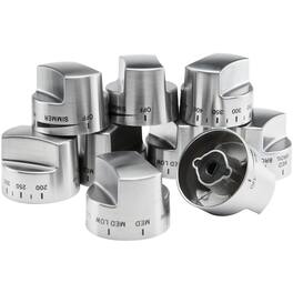 Viking - Control Knob Set for Ranges - Stainless Steel