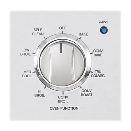 Front. Viking - Control Knob Set for Electric Cooktops - Stainless Steel.