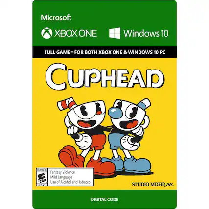 Front. StudioMDHR Entertainment Inc. - Cuphead. - E10+ (Everyone 10+)