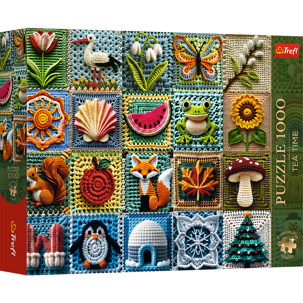 Trefl - Premium Plus Crochet - Four Seasons 1000 Piece Puzzle - Multicolor