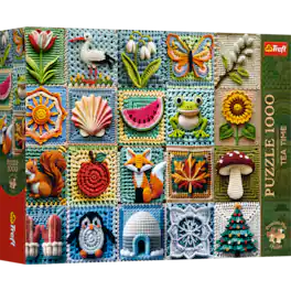 Trefl - Premium Plus Crochet - Four Seasons 1000 Piece Puzzle - Multicolor