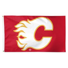 WinCraft - Calgary Flames 3' x 5' Primary Logo Single-Sided Flag - Multicolor