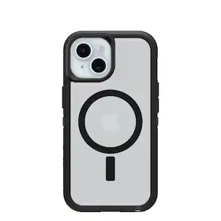 OtterBox - Defender Series Pro XT Hard Shell for MagSafe for Apple iPhone 17e, iPhone 16e, iPhone 15, iPhone 14, iPhone 13 - Dark Side