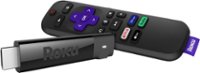 Front. Roku - Roku - Streaming Stick+ 4K Streaming Device with Roku Voice Remote and TV Controls - Black.
