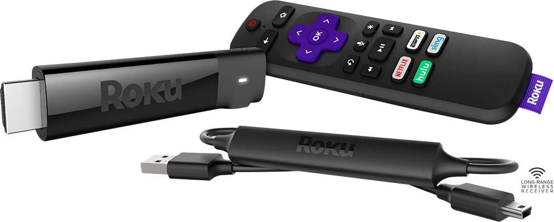 Alt View 19. Roku - Roku - Streaming Stick+ 4K Streaming Device with Roku Voice Remote and TV Controls.