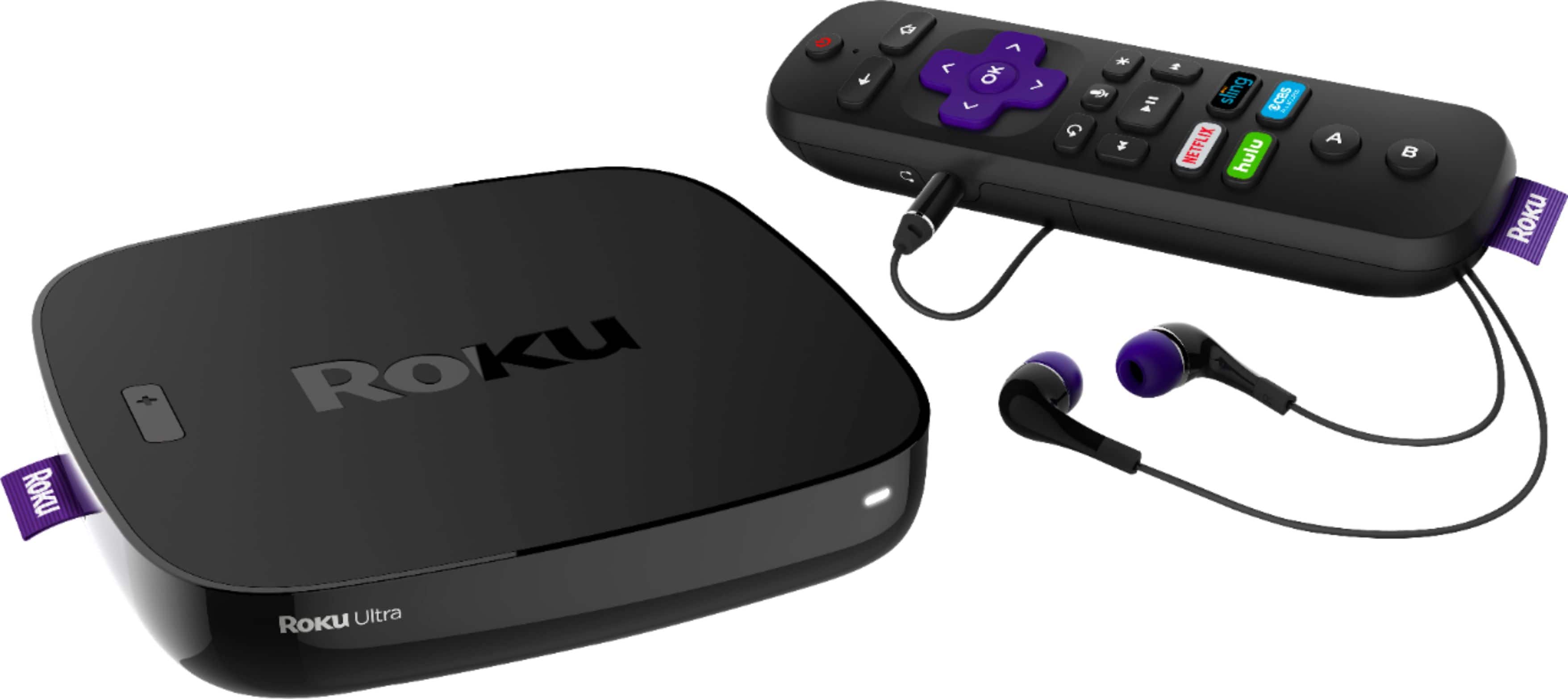Alt View 15. Roku - Ultra Streaming Media Player - Black.