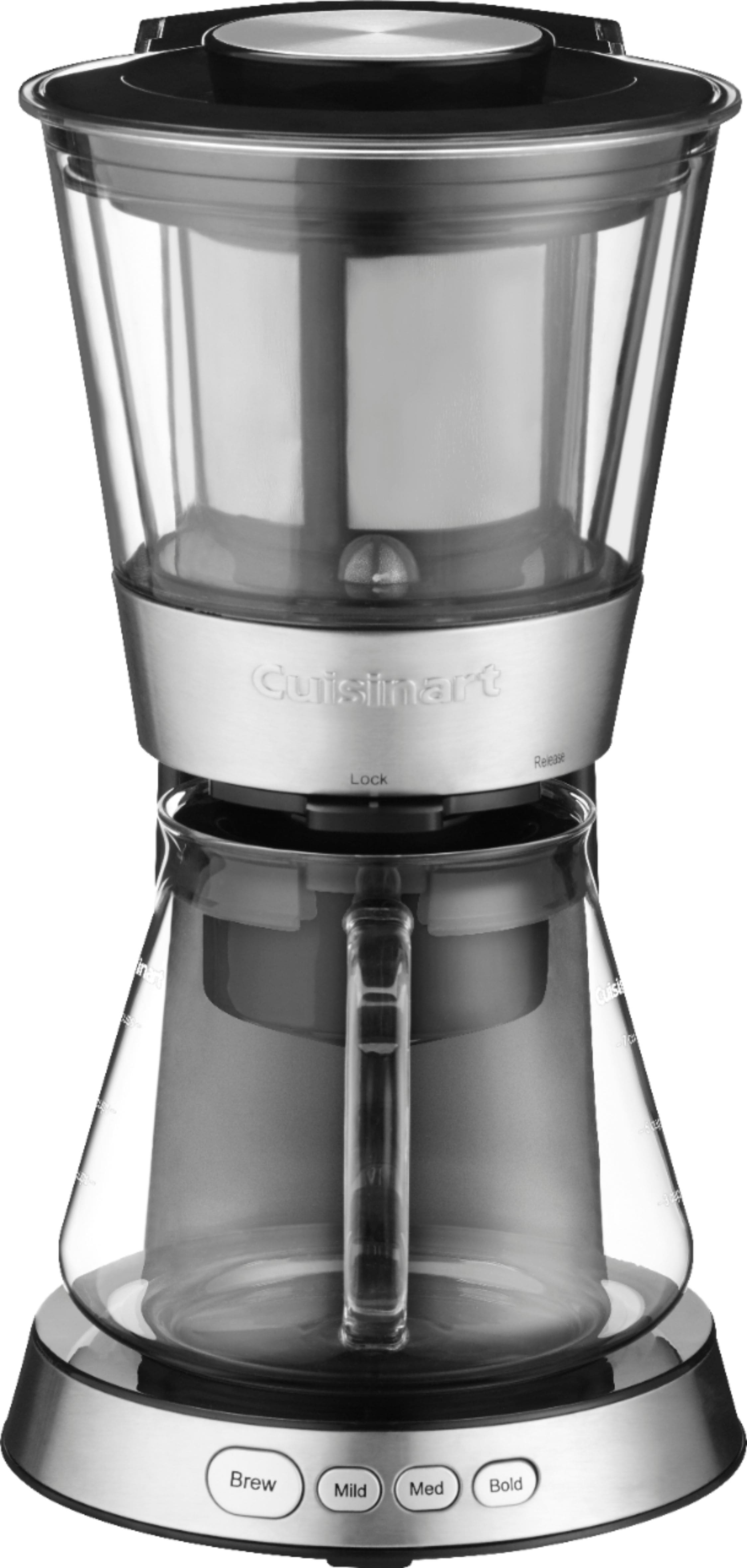 Best Buy: Cuisinart Refurbished 4-Cup Coffeemaker Black/Stainless-Steel  DCC-450BKFR