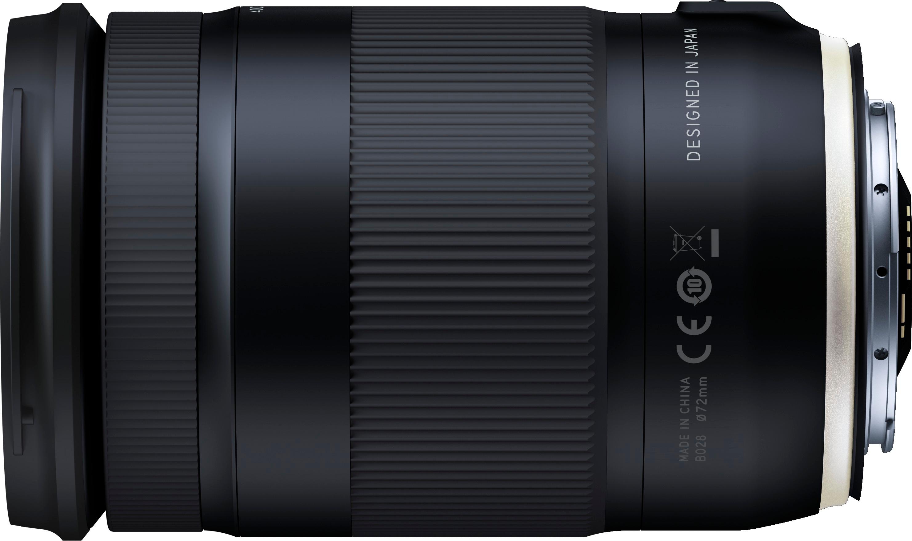 Back View: NIKKOR Z 24-200mm f/4-6.3 VR Telephoto Zoom Lens for Nikon Z Cameras - Black