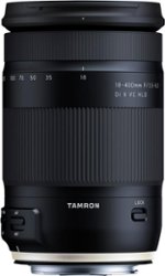 Tamron - 18-400mm F/3.5-6.3 Di II VC HLD All-In-One Telephoto Lens for Canon APS-C DSLR Cameras - black - Front_Zoom