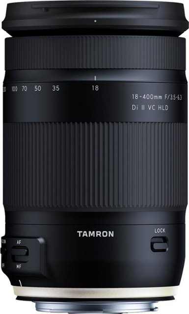 Alfabetische volgorde Bejaarden Zeldzaamheid Tamron 18-400mm F/3.5-6.3 Di II VC HLD All-In-One Telephoto Lens for Canon  APS-C DSLR Cameras black AFB028C700 - Best Buy