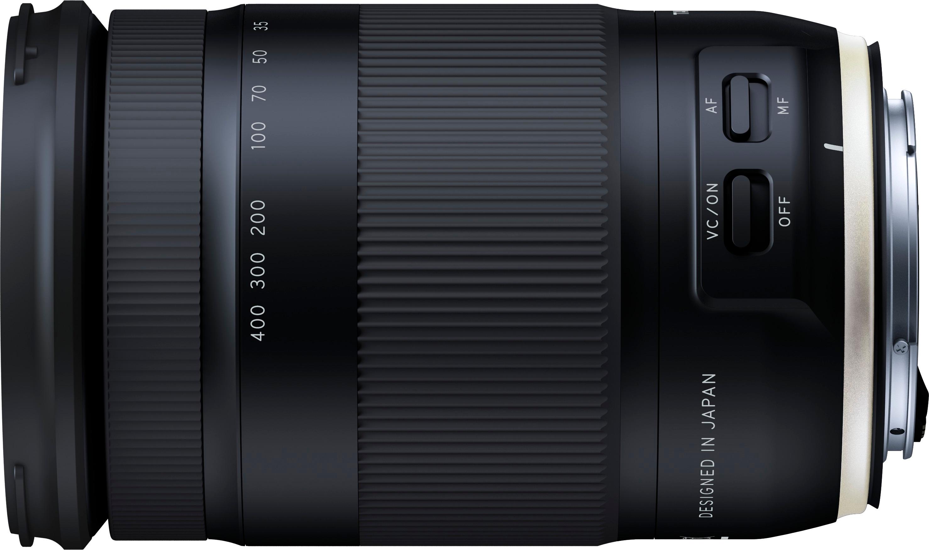 Left View: Tamron - 18-400mm F/3.5-6.3 Di II VC HLD All-In-One Telephoto Lens for Canon APS-C DSLR Cameras - Black