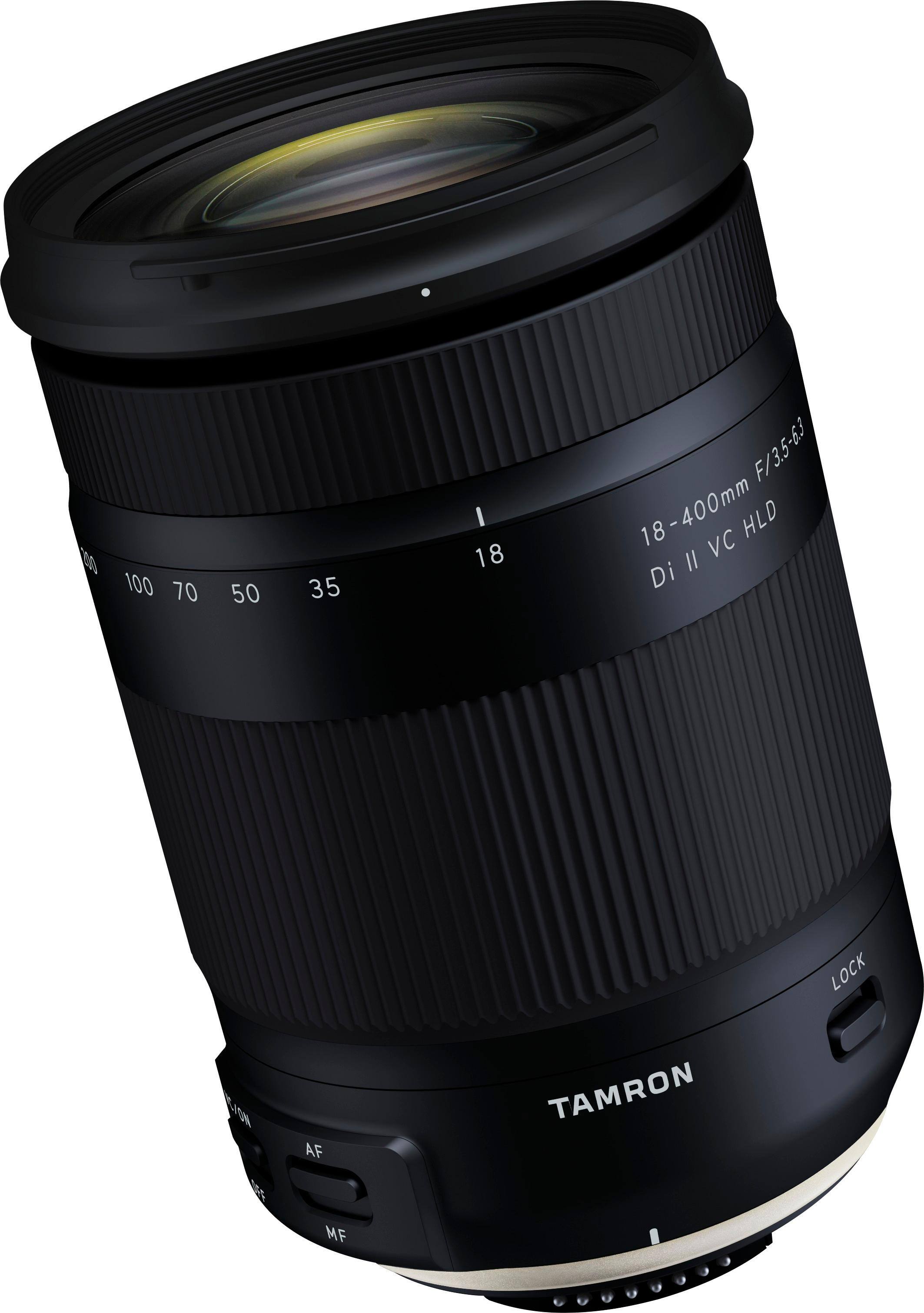 Angle. Tamron - 18-400mm F/3.5-6.3 Di II VC HLD All-In-One Telephoto Lens for Nikon APS-C DSLR Cameras - Black.