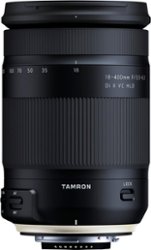 Tamron - 18-400mm F/3.5-6.3 Di II VC HLD All-In-One Telephoto Lens for Nikon APS-C DSLR Cameras - black - Front_Zoom