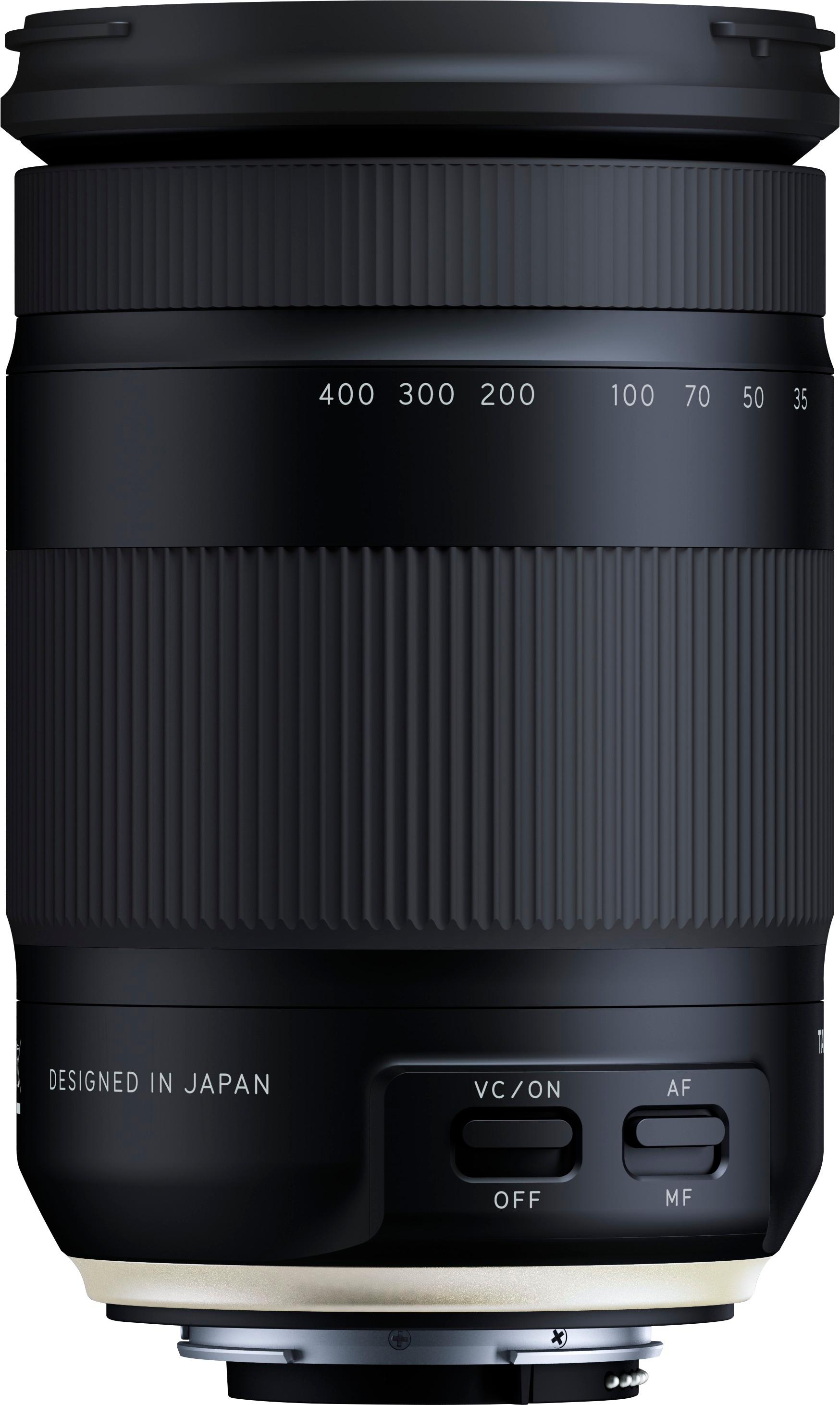 Left View: Tamron - 18-400mm F/3.5-6.3 Di II VC HLD All-In-One Telephoto Lens for Nikon APS-C DSLR Cameras - Black