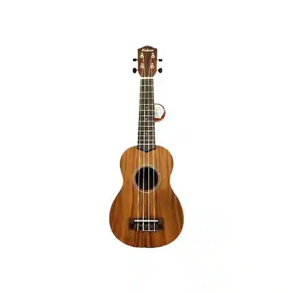 Front. Kahua - 4-String Soprano Ukulele - Asian koa.