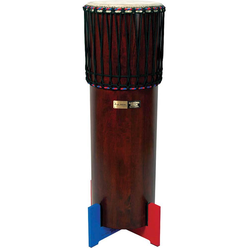 Front. Tycoon Percussion - Signature Series Ngoma Drum - Dark Wood.