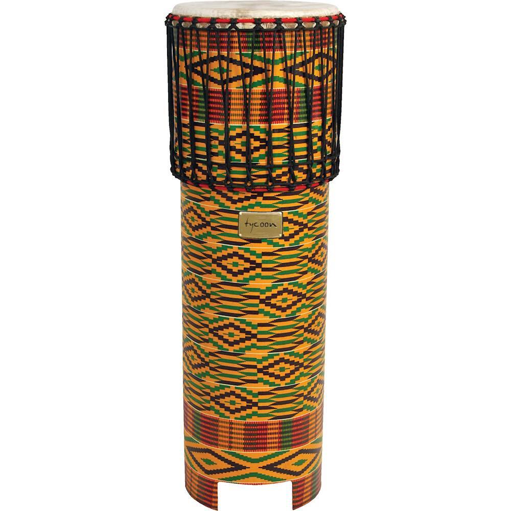 Best Buy: Tycoon Percussion Ngoma Drum Kente cloth TDD-NGDWS