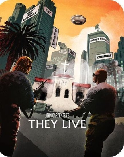 They Live [SteelBook] [Limited Edition] [Blu-ray] [1988] - Front_Standard