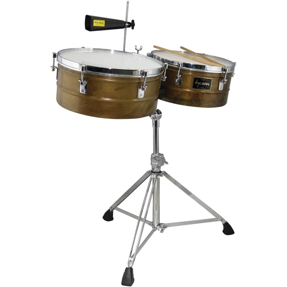 Best Buy: Tycoon Percussion 3-Piece Drum Set Antique Gold TTI-1415AG