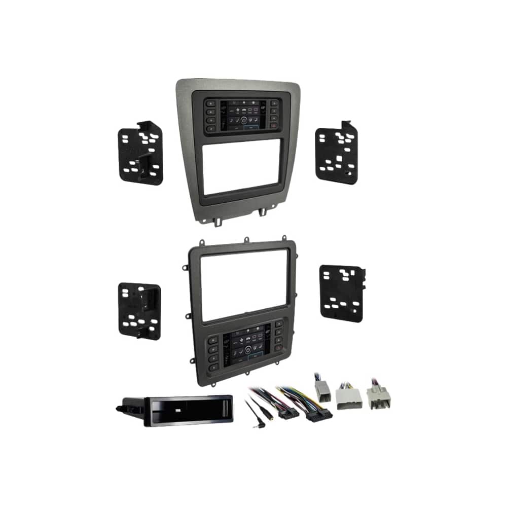 Metra - Dash Kit for Select 2010-2014 Ford Mustang - Black - Front_Zoom