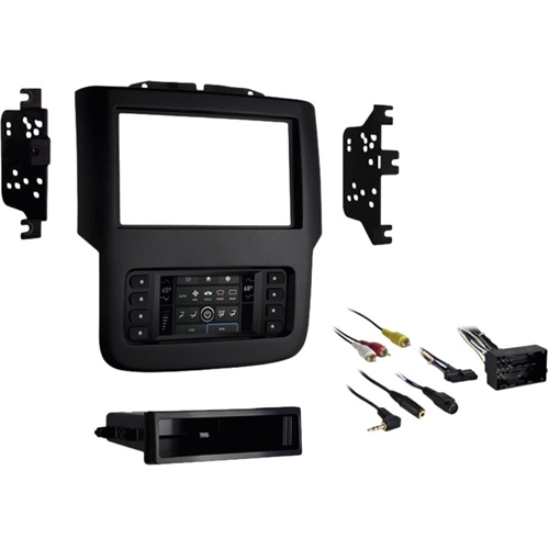 Metra 95-6518B Double DIN Stereo Installation Dash Kit for Dodge Ram 2013-up 