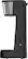 Left. CHEFMAN - Single Serve Coffee Maker - Black/Stainless Steel.