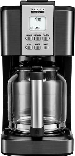 Bella - Pro Series 14-Cup Coffee Maker - Black stainless steel was $59.99 now $29.99 (50.0% off)