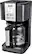 Left. Bella - Pro Series 14-Cup Coffee Maker - Black stainless steel.