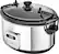 Angle. Bella - 5-Quart Slow Cooker - black/silver.