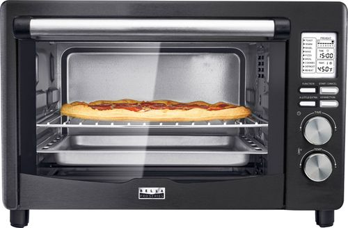 Bella - Pro Series 6-Slice Toaster Oven - Black stainless steel was $99.99 now $49.99 (50.0% off)