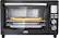 Front. Bella - Pro Series 6-Slice Toaster Oven - Black stainless steel.