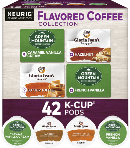 Keurig - Flavored Coffee Collection K-Cup Pods (42-Pack) was $28.99 now $19.99 (31.0% off)