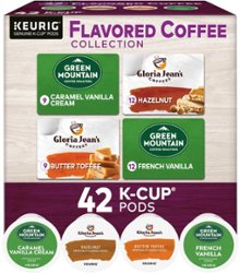 Keurig - Green Mountain Coffee - Flavored Coffee Collection K-Cup Pods (42-Pack) - Front_Zoom