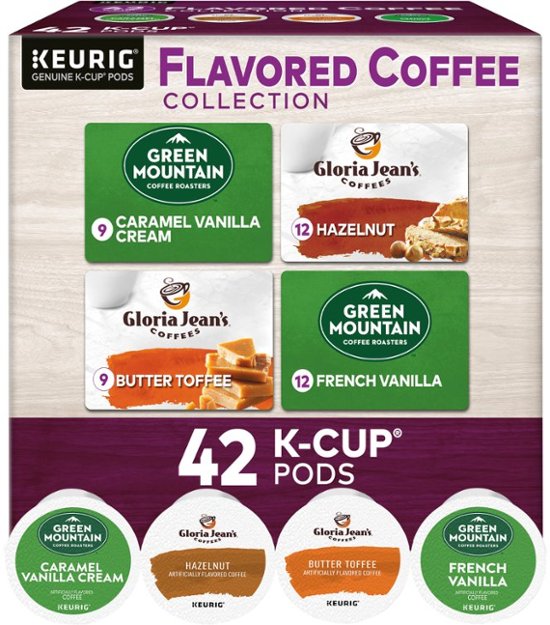 Front Zoom. Keurig - Green Mountain Coffee - Flavored Coffee Collection K-Cup Pods (42-Pack).