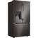 Angle. LG - STUDIO 23.5 Cu. Ft. French Door Counter-Depth Door-in-Door Refrigerator with Water and Ice Dispenser - Black Stainless Steel.