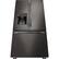 Alt View 12. LG - STUDIO 23.5 Cu. Ft. French Door Counter-Depth Door-in-Door Refrigerator with Water and Ice Dispenser - Black Stainless Steel.