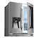 Alt View 13. LG - STUDIO InstaView Door-in-Door 23.5 Cu. Ft. French Door Counter-Depth Refrigerator with Water and Ice Dispenser - Stainless Steel.