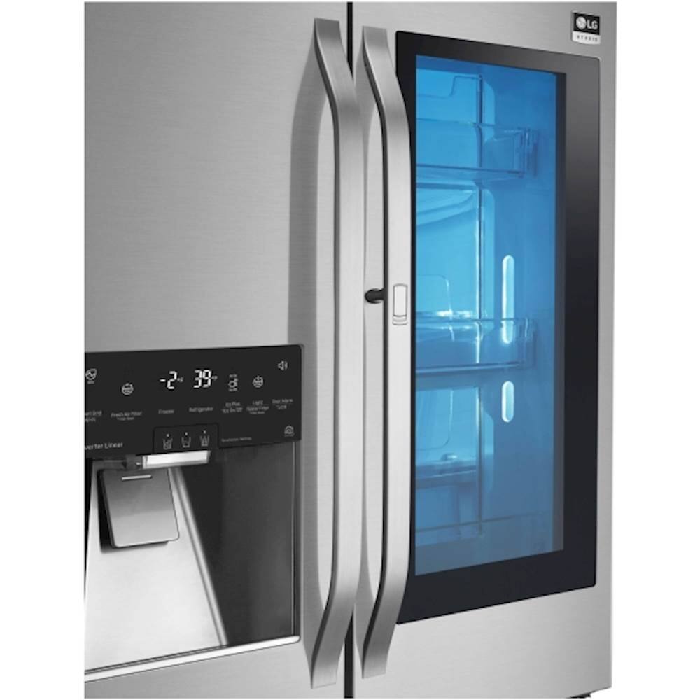 Best Buy LG STUDIO InstaView DoorinDoor 23.5 Cu. Ft. French Door