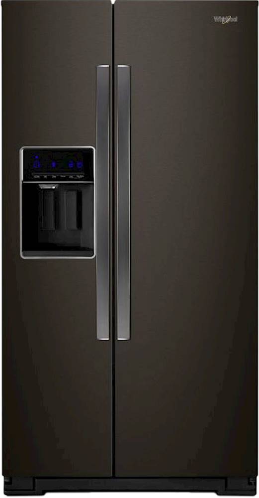 Whirlpool - 28.5 Cu. Ft. Side-by-Side Refrigerator - Black