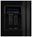 Alt View Zoom 4. Whirlpool - 28.5 Cu. Ft. Side-by-Side Refrigerator with In-Door-Ice Storage - Black.