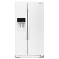 Whirlpool - 28.5 Cu. Ft. Side-by-Side Refrigerator with In-Door-Ice Storage - White - Front_Zoom