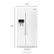 Alt View Zoom 3. Whirlpool - 28.5 Cu. Ft. Side-by-Side Refrigerator with In-Door-Ice Storage - White.