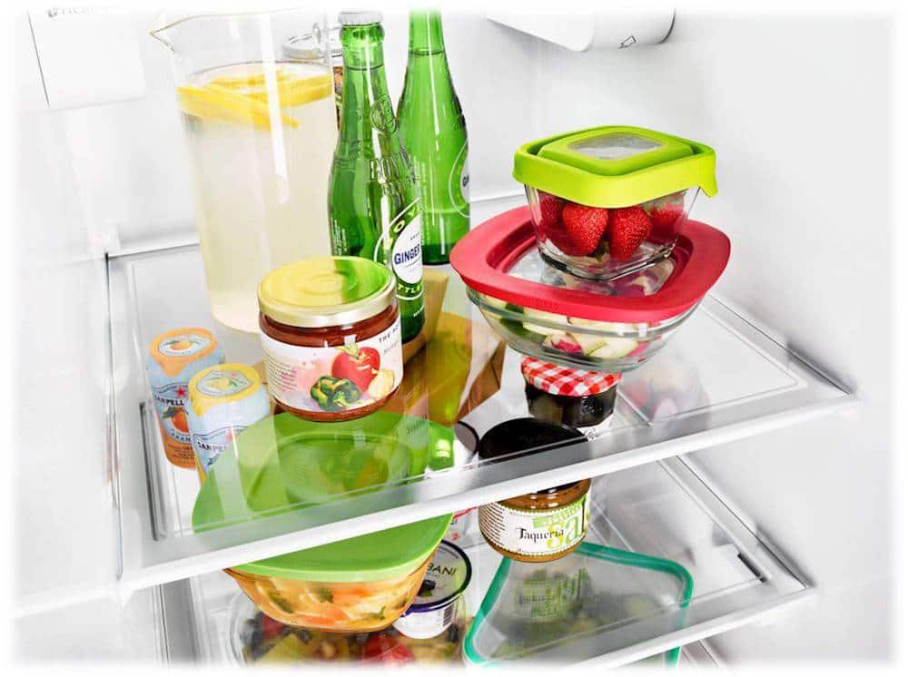 Alt View 5. Whirlpool - 28.5 Cu. Ft. Side-by-Side Refrigerator with In-Door-Ice Storage - White.