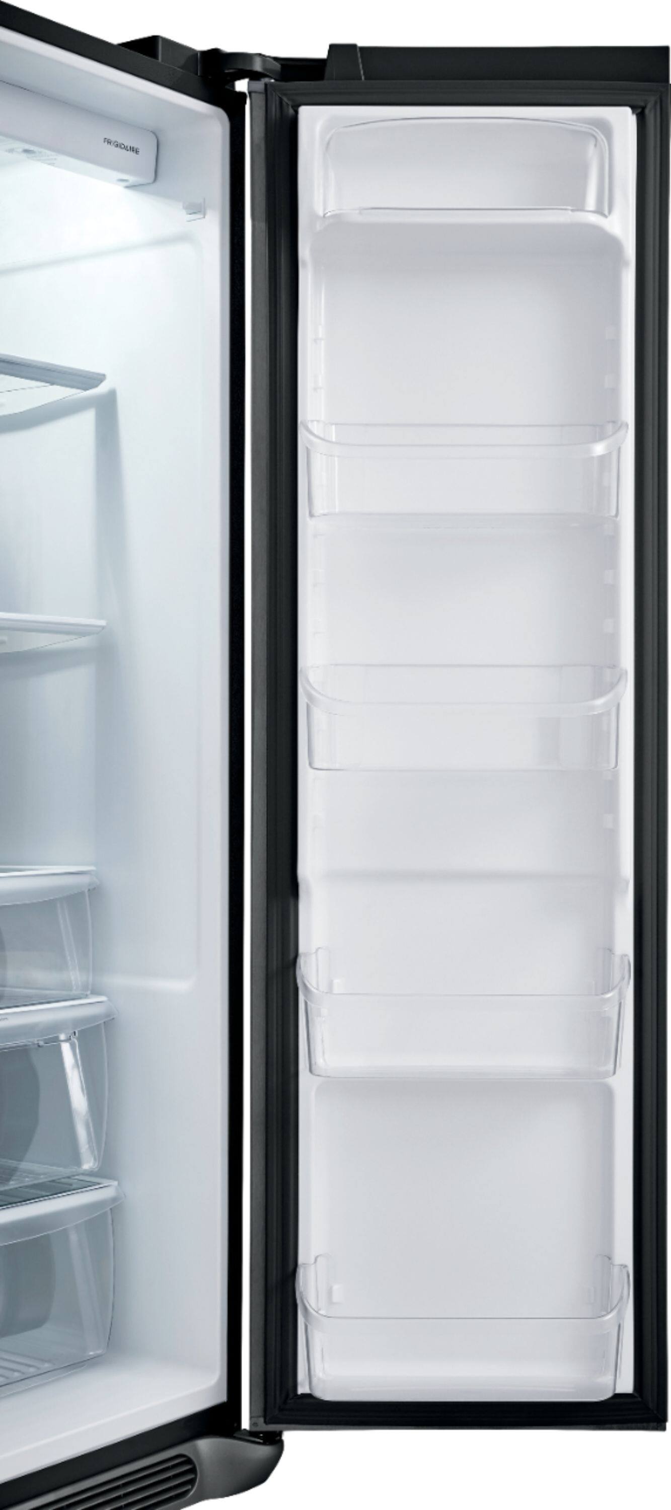 Best Buy Frigidaire 25.6 Cu. Ft. SidebySide Refrigerator Black Stainless Steel FFSS2615TD