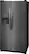 Left. Frigidaire - 25.6 Cu. Ft. Side-by-Side Refrigerator - Black Stainless Steel.