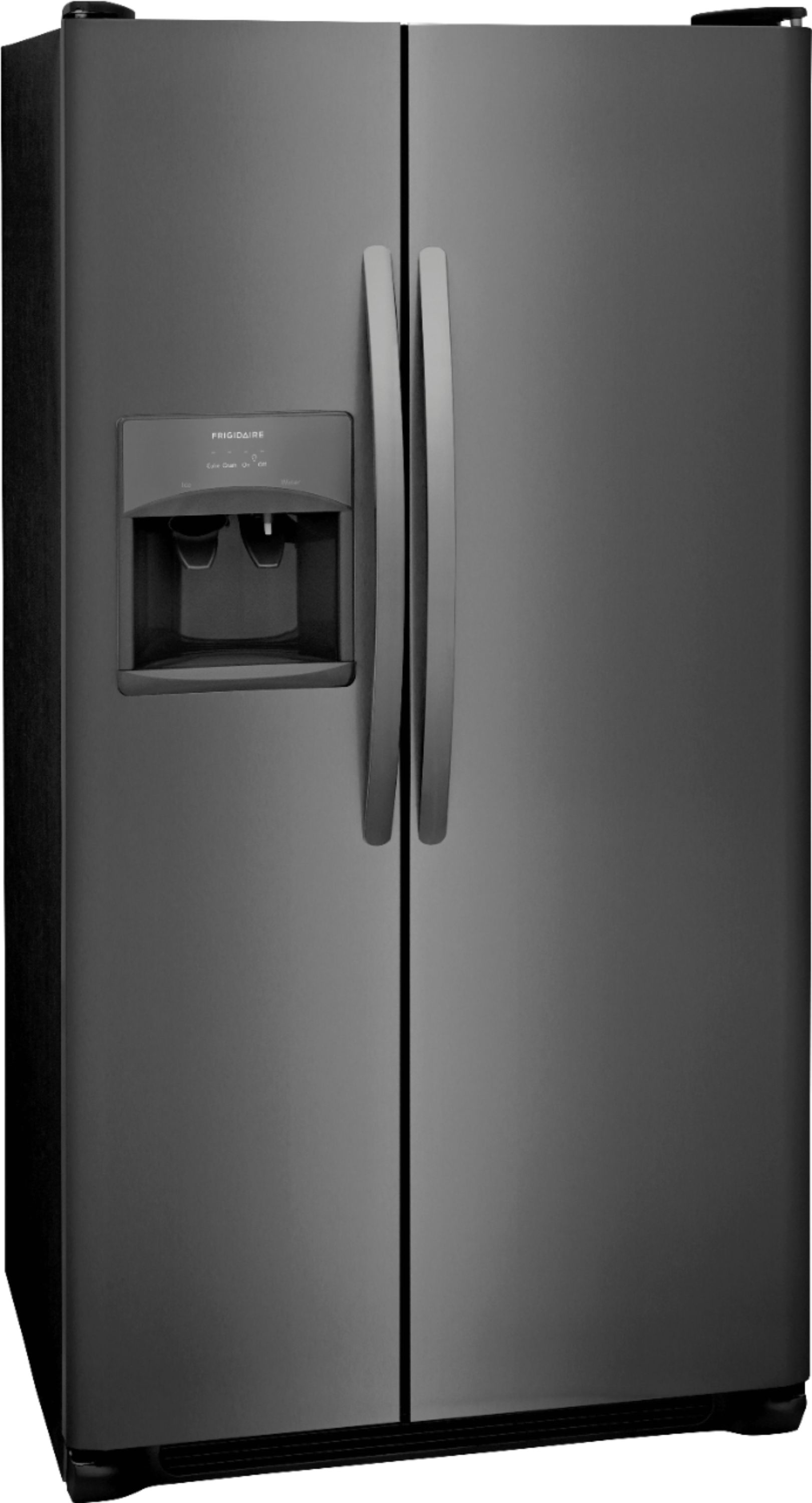 Angle View: Frigidaire - 24" Built-In Dishwasher - Black stainless steel