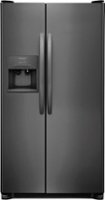 Frigidaire - 22 Cu. Ft. Refrigerator - Black stainless steel - Front_Zoom